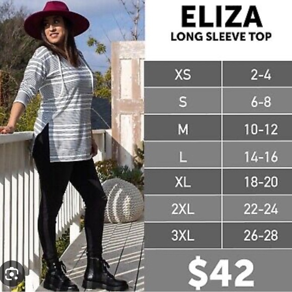 LuLaRoe Eliza - Large - Picture 13 of 14